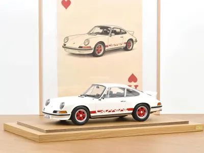 1:12 Norev - Porsche 911 Carrera RS 2.7 1973 Grand Prix White Red 1:12 Norev - Porsche 911 Carrera RS 2.7 1973 Grand Prix White Red