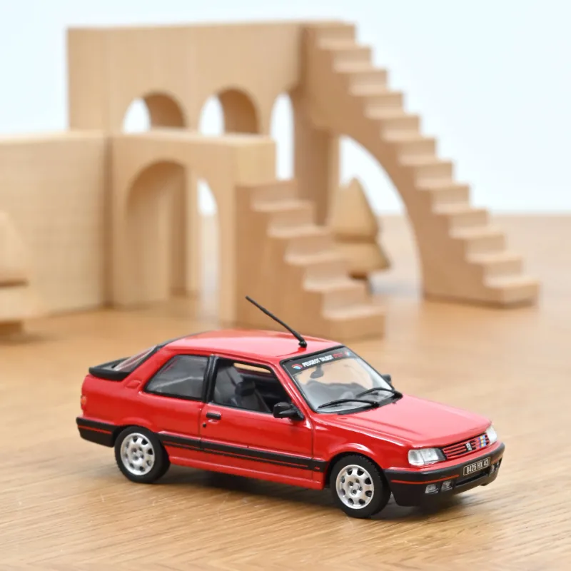 1:43 Norev - Peugeot 309 GTi 1987 Vallelunga Red with deco PTS