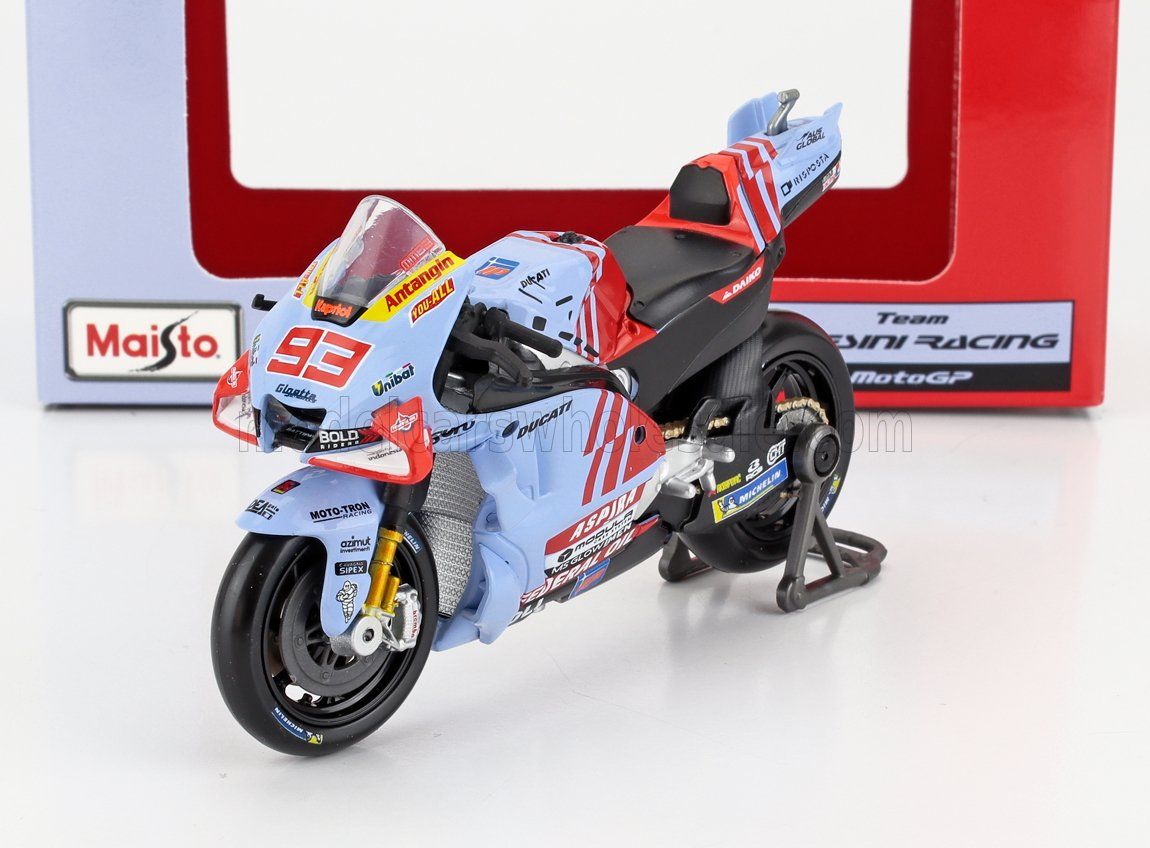 1:18 Maisto - 2024 Ducati Desmosedici GP23 Team Gresini Racing #93 Moto GP Season 2024 Marc Marquez