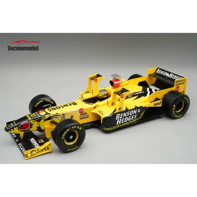 1:18 Tecnomodel - Jordan F1 198 Honda MF-301 HC #10 Imola GP 1998 R. Schumacher *With Driver Figure* 1:18 Tecnomodel - Jordan F1 198 Honda MF-301 HC #10 Imola GP 1998 R. Schumacher *With Driver Figure*