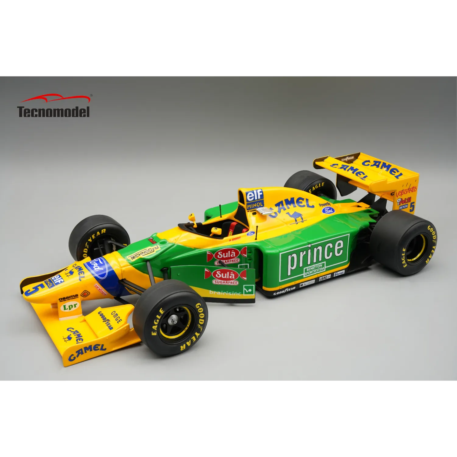 1:18 Tecnomodel - Benetton F1 B193 Team Benetton Ford #5 Hungarian GP 1993 M. Schumacher