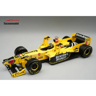 1:18 Tecnomodel - Jordan F1 198 Honda MF-301 HC #9 Imola GP 1998 D. Hill *With Driver Figure* 1:18 Tecnomodel - Jordan F1 198 Honda MF-301 HC #9 Imola GP 1998 D. Hill *With Driver Figure*