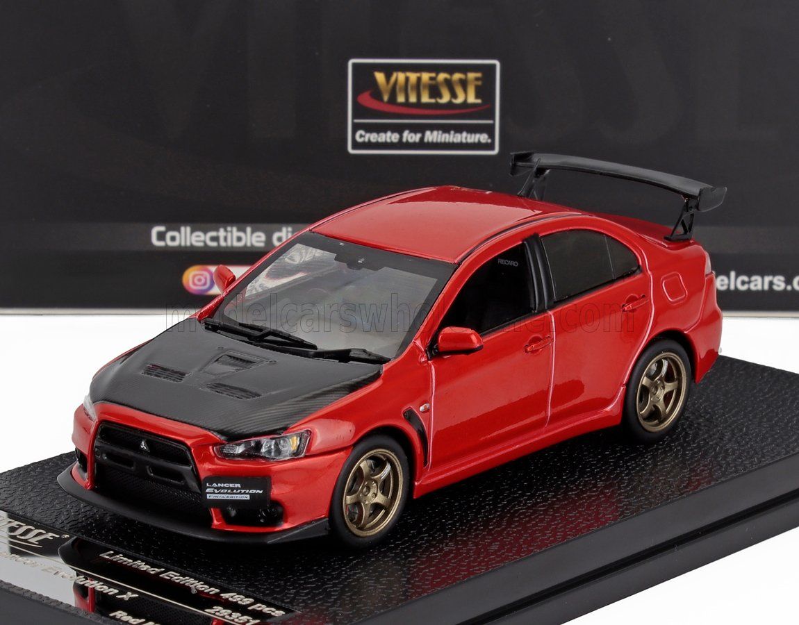 1:43 Vitesse - 2011 Mitsubishi Lancer EVO X, red metallic