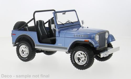 1:18 MCG - Jeep CJ-7 Laredo, blau/Dekor, 1980 1:18 MCG - Jeep CJ-7 Laredo, blau/Dekor, 1980
