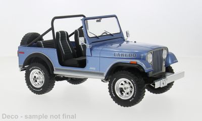 1:18 MCG - Jeep CJ-7 Laredo, blau/Dekor, 1980 1:18 MCG - Jeep CJ-7 Laredo, blau/Dekor, 1980