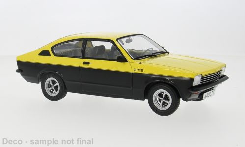 1:18 MCG - Opel Kadett C Coupe GT/E, gelb/schwarz, 1975 1:18 MCG - Opel Kadett C Coupe GT/E, gelb/schwarz, 1975