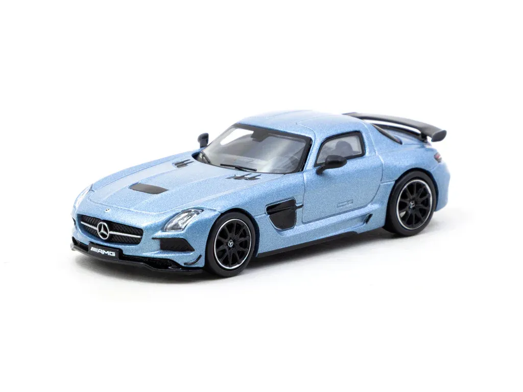 1:64 Tarmac - Mercedes-Benz SLS AMG Coupé Black Series, matte blue