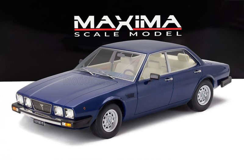 1:18 Maxima Scale Model - 1978 De Tomaso Deauville Blue Metallic