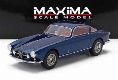 1:18 Maxima Scale Model - 1955 Ferrari 250 Europa GT Coupe S2 Pininfarina Blue Metallic