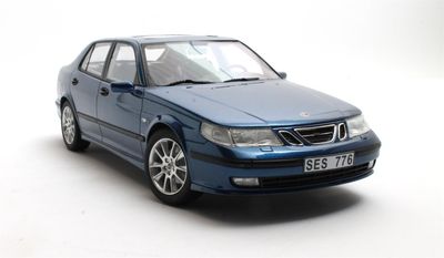 1:18 Cult Models - Saab 9-5 Turbo Aero blue met. 1998 1:18 Cult Models - Saab 9-5 Turbo Aero blue met. 1998