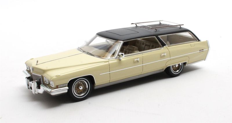 1:43 Matrix - Cadillac deVille Wagon Elvis Presley creme / black 1972