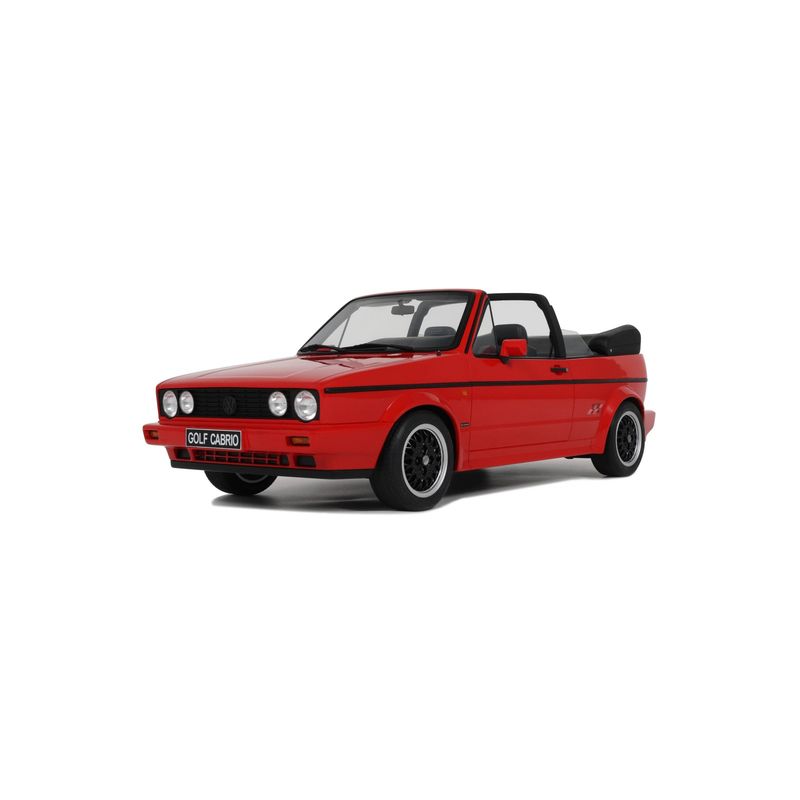 1:12 Otto Mobile - 1991 Volkswagen Golf Convertible Sport Line MK1 Flash Red