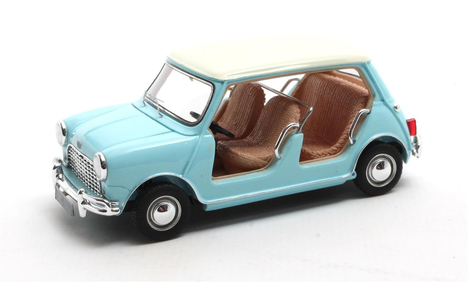 1:43 Matrix - Mini Beach Car white / turqoise 1962