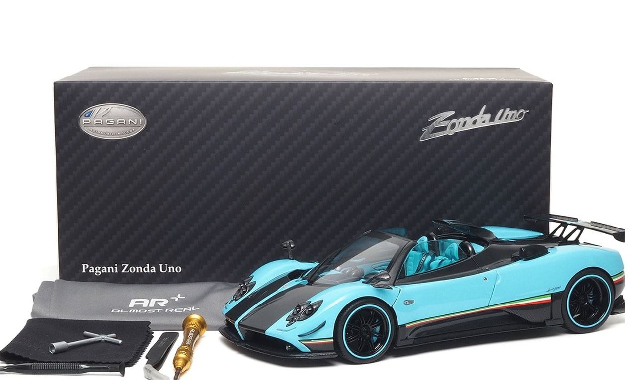 1:18 Almost Real - Pagani Zonda Uno Light Blue