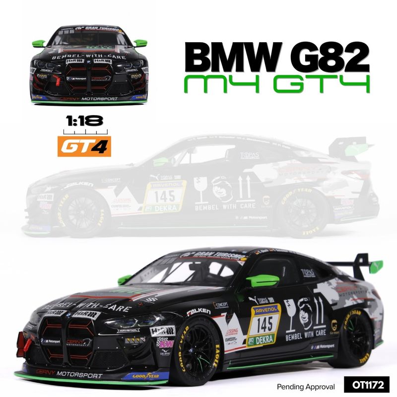 1:18 Otto Mobile - BMW M4 GT4 #145 Cerny Motorsports 2024