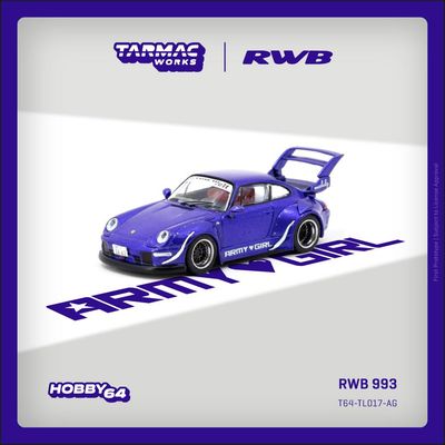1:64 Tarmac - RWB 993 *ARMY GIRL*, purple