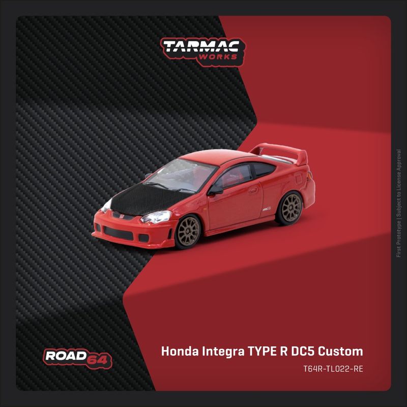1:64 Tarmac - Honda Integra TYPE R DC5 Custom, red