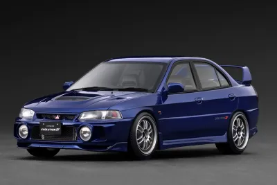 1:18 Ignition - Mitsubishi Lancer Evolution IV (CN9A), dark blue 1:18 Ignition - Mitsubishi Lancer Evolution IV (CN9A), dark blue