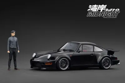 1:18 Ignition - Blackbird (964) *MIDNIGHT* with Mr. Tatsuya Shima figure, black 1:18 Ignition - Blackbird (964) *MIDNIGHT* with Mr. Tatsuya Shima figure, black