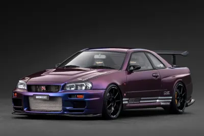 1:18 Ignition - TOP SECRET 34GT-R (BNR34), purple metallic 1:18 Ignition - TOP SECRET 34GT-R (BNR34), purple metallic