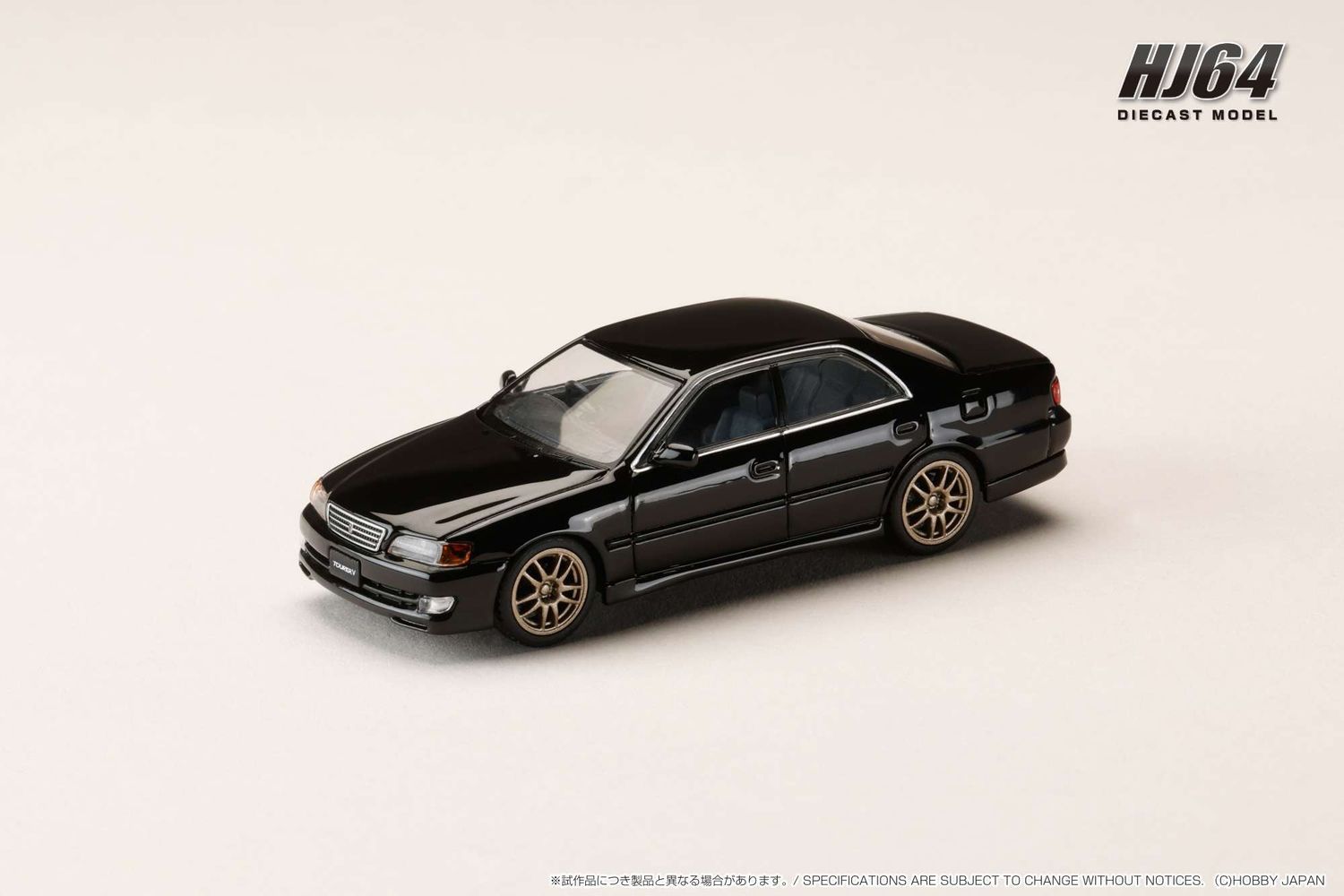 1:64 Hobby Japan - 1996 Toyota Chaser Tourer V (JZX100) *EARLY VERSION* JDM STYLE 10 SPOKES Wheel, black
