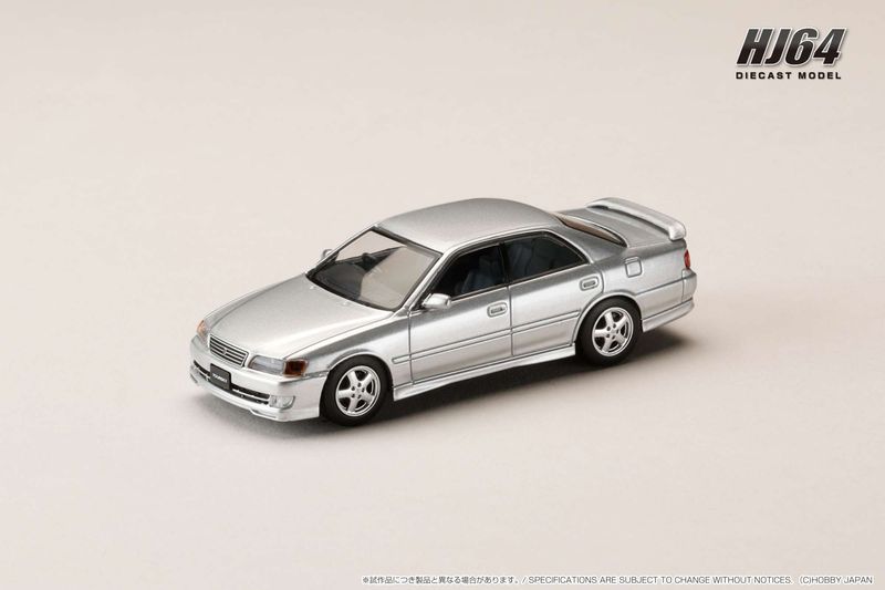 1:64 Hobby Japan - 1996 Toyota Chaser Tourer V (JZX100) *EARLY VERSION*, silver metallic 1:64 Hobby Japan - 1996 Toyota Chaser Tourer V (JZX100) *EARLY VERSION*, silver metallic