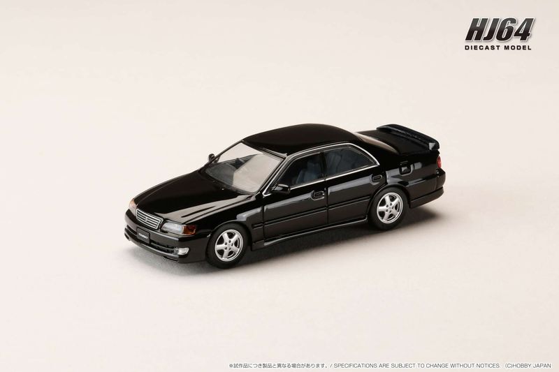 1:64 Hobby Japan - 1996 Toyota Chaser Tourer V (JZX100) *EARLY VERSION*, black customized color 1:64 Hobby Japan - 1996 Toyota Chaser Tourer V (JZX100) *EARLY VERSION*, black customized color