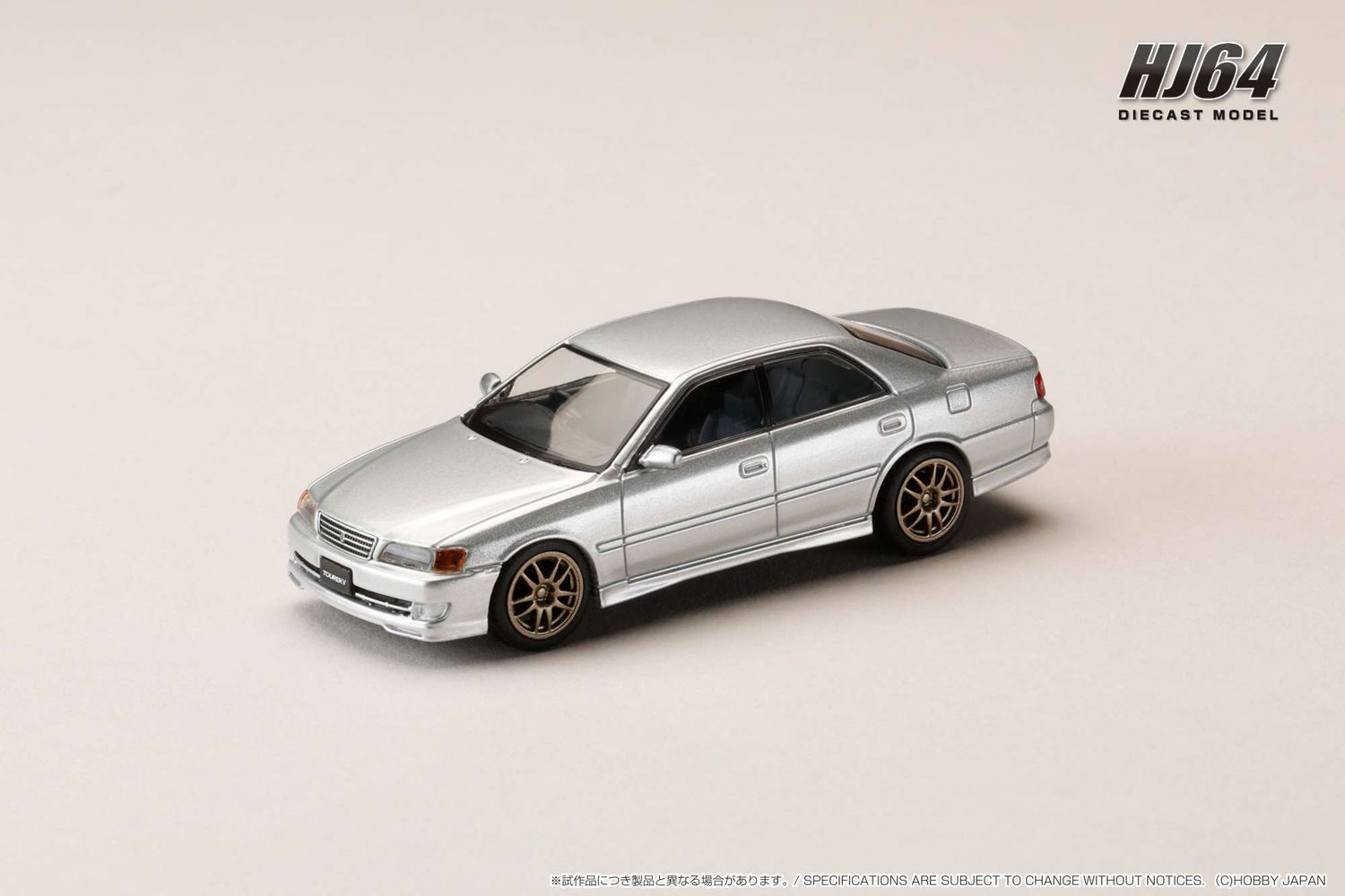 1:64 Hobby Japan - 1996 Toyota Chaser Tourer V (JZX100) *EARLY VERSION* JDM STYLE 10 SPOKES Wheel, silver metallic