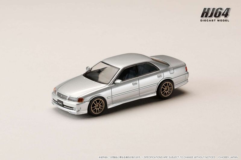 1:64 Hobby Japan - 1996 Toyota Chaser Tourer V (JZX100) *EARLY VERSION* JDM STYLE 10 SPOKES Wheel, silver metallic 1:64 Hobby Japan - 1996 Toyota Chaser Tourer V (JZX100) *EARLY VERSION* JDM STYLE 10 SPOKES Wheel, silver metallic