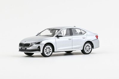 1:43 Abrex - 2024 Skoda Octavia IV FL, brilliant silver metallic