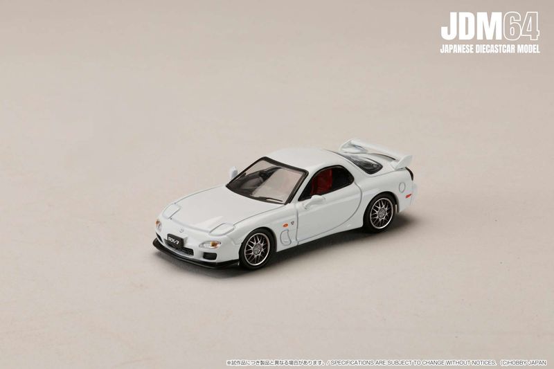 1:64 Hobby Japan - Mazda RX-7 (FD3S) SPIRIT R Type A, pure white