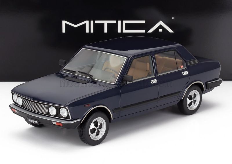 1:18 Mitica Resin - 1979 Fiat 132 2000ie Dark Blue