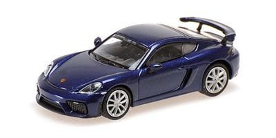 1:87 Minichamps - PORSCHE 718 CAYMAN GT4 (981) – 2019 – BLUE METALLIC 1:87 Minichamps - PORSCHE 718 CAYMAN GT4 (981) – 2019 – BLUE METALLIC