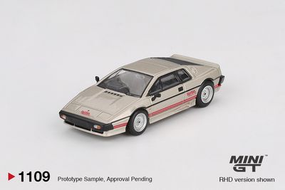 1:64 Mini GT - 1980 Lotus Esprit Turbo, metallic silver