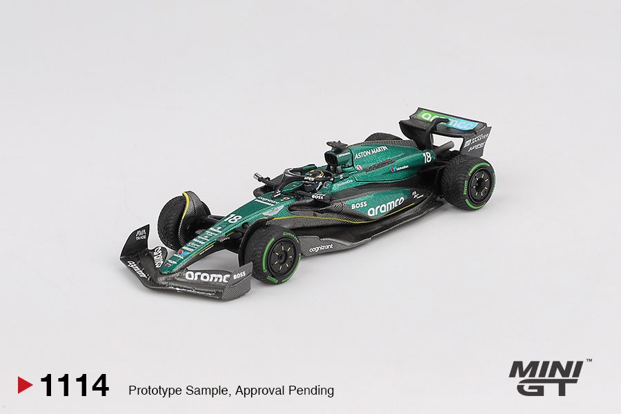 1:64 Mini GT - 2024 Aston Martin AMR24 #18 Lance Stroll Canadian GP *Blister packaging*