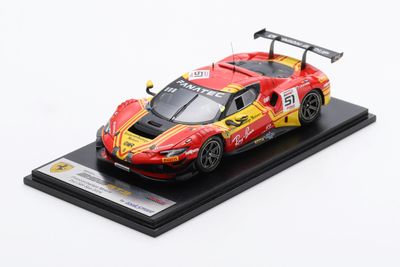 1:43 Looksmart - Ferrari 296 GT3 No.51 AF Corse – Francorchamps Motors 2nd 24H Spa 2024 A. Rovera – D. Rigon – A. Pier Guidi 1:43 Looksmart - Ferrari 296 GT3 No.51 AF Corse – Francorchamps Motors 2nd 24H Spa 2024 A. Rovera – D. Rigon – A. Pier Guidi