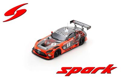 1:18 Spark - Mercedes-AMG GT3 EVO No.4 CrowdStrike by Riley Winner PRO-AM class 24H Spa 2024 G. Kurtz – I. James – N. Catsburg – C. Braun 1:18 Spark - Mercedes-AMG GT3 EVO No.4 CrowdStrike by Riley Winner PRO-AM class 24H Spa 2024 G. Kurtz – I. James – N. Catsburg – C. Braun