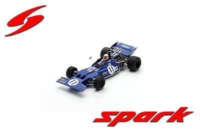 1:18 Spark - Tyrrell 003 No.11 Winner Monaco GP 1971 Jackie Stewart