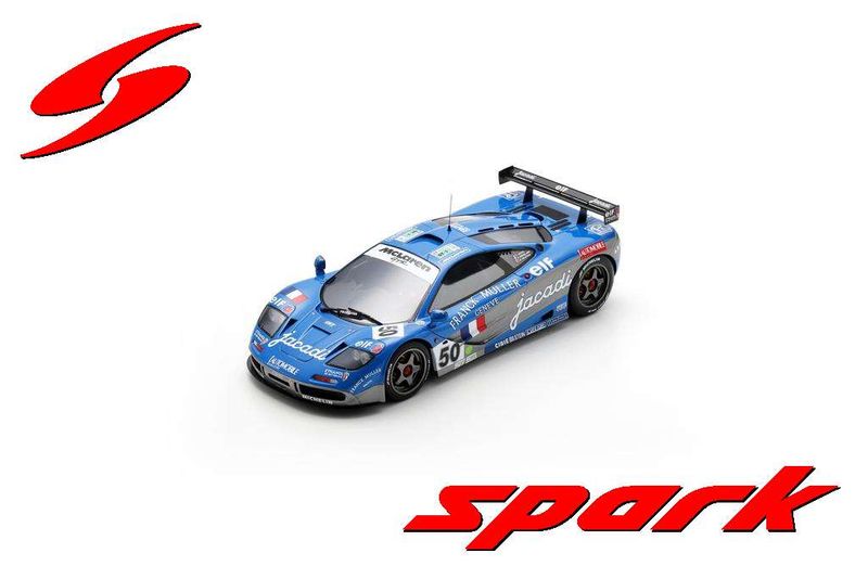 1:18 Spark - McLaren F1 GTR No.50 5th Le Mans 24H 1995 J-D. Delétraz - F. Giroix - O. Grouillard