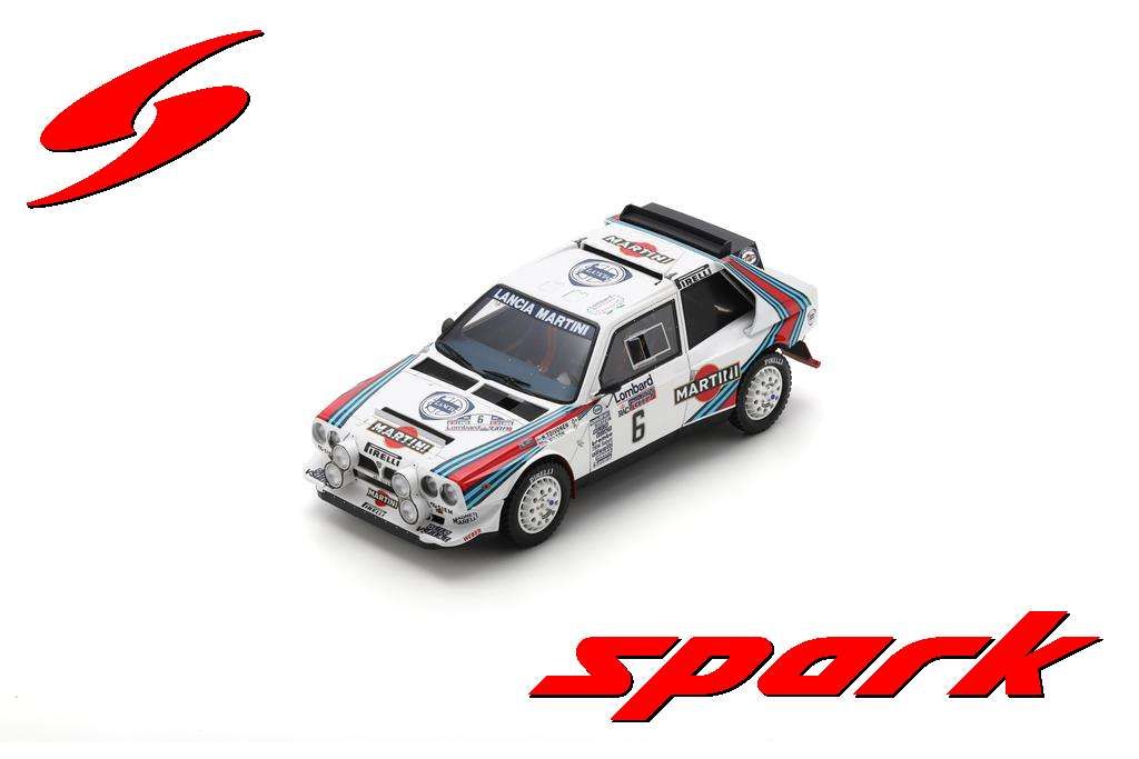 1:18 Spark - Lancia Delta S4 No.6 1st Rally Lombard RAC Rally 1985 H. Toivonen - N.Wilson