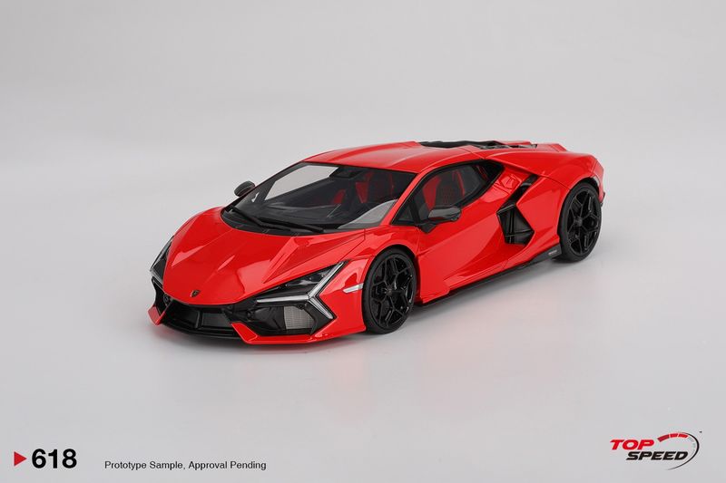 1:18 TSM - 2024 Lamborghini Revuelto Arancio Dac Lucido Red