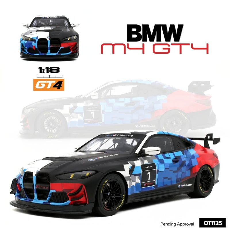 1:18 Otto Mobile - BMW M4 GT3 Evo 3.0l Turbo #1 Presentation Season 2024