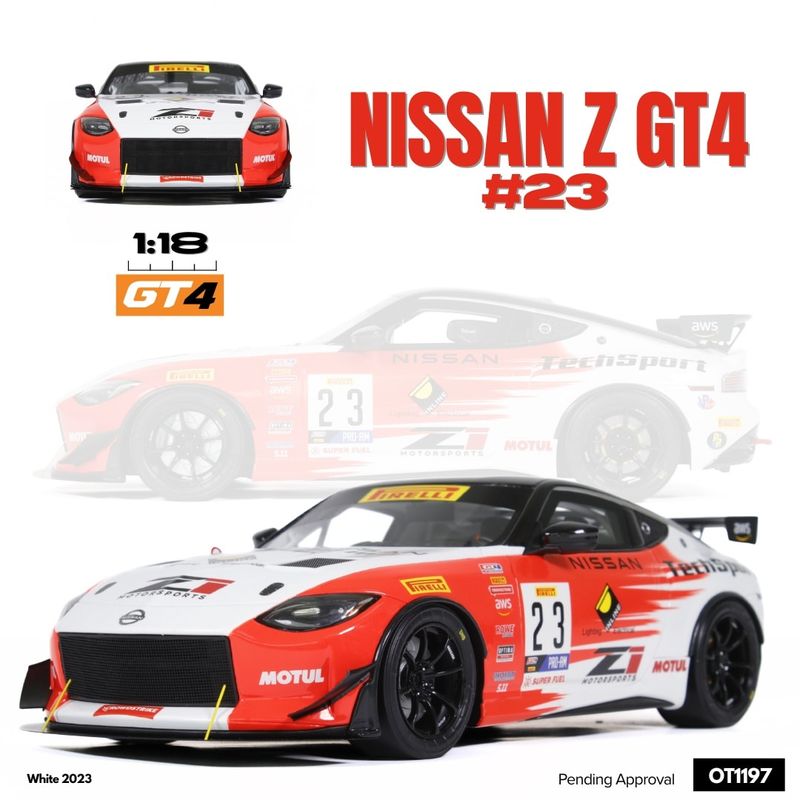 1:18 Otto Mobile - 2023 Nissan Z GT4 #23 Racing