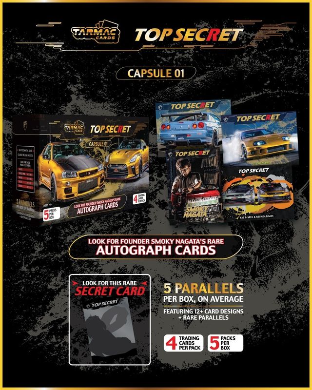 Tarmac Cards Top Secret Capsule 01 *1 Pack*