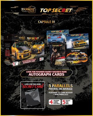 Tarmac Cards Top Secret Capsule 01 *1 Pack* Tarmac Cards Top Secret Capsule 01 *1 Pack*