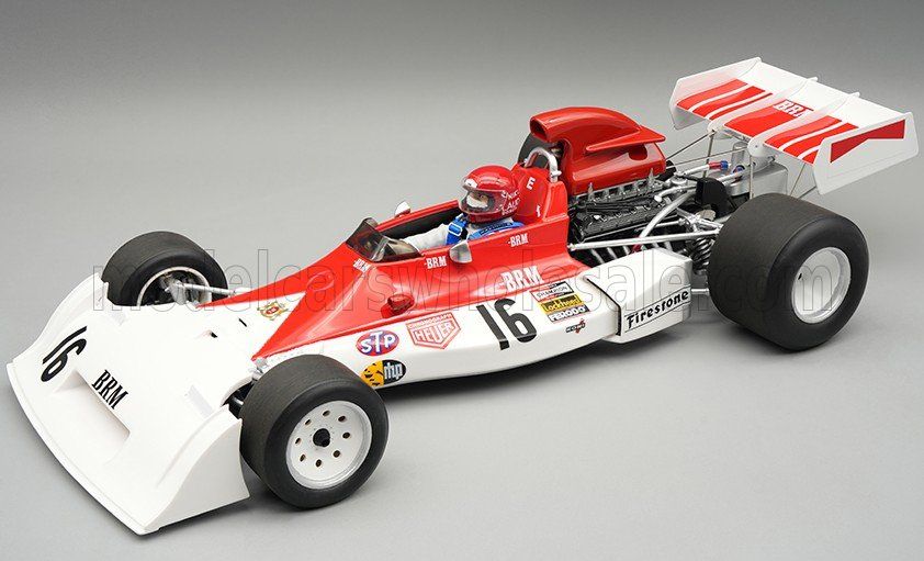 1:18 Tecnomodel - BRM F1 P160E #16 Spain GP 1973 N. Lauda *With Driver Figure*