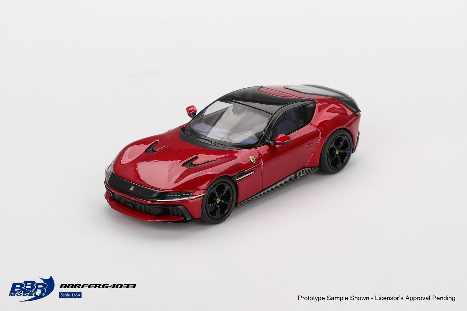 1:64 BBR - 2024 Ferrari 12 Cilindri, Rosso Imola