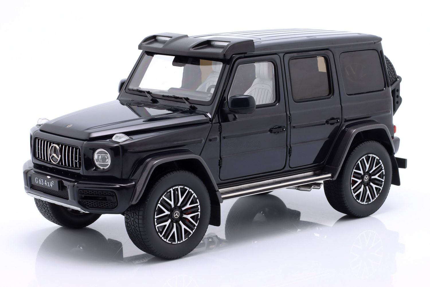 1:18 iScale - 2022 Mercedes G-Klasse G63 AMG V8 Biturbo 4x4 (W463) Dark Blue