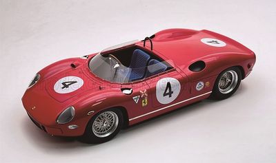 1:18 Tecnomodel - Ferrari 330P 4.0L V12 Team N.A.R.T. North american Racing #4 Winner Canada Mosport GP 1964 P. Rodriguez