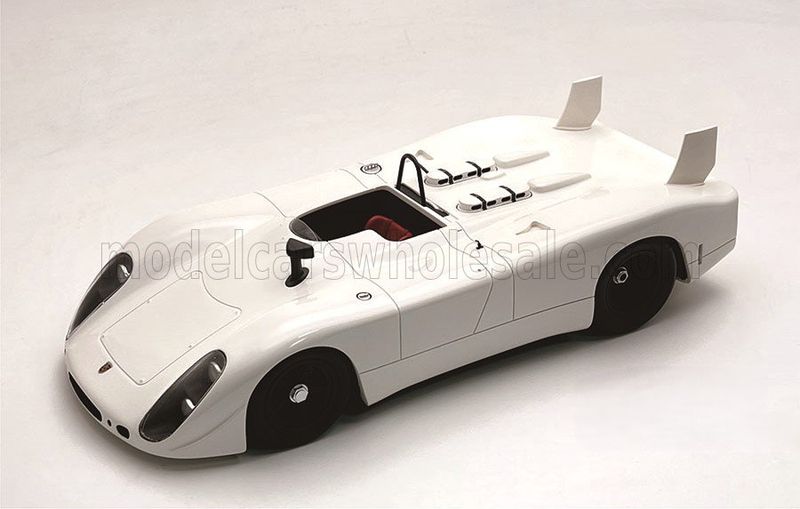 1:18 Tecnomodel - 1969 Porsche 908/02 30.L Flunder Spider Press Version White